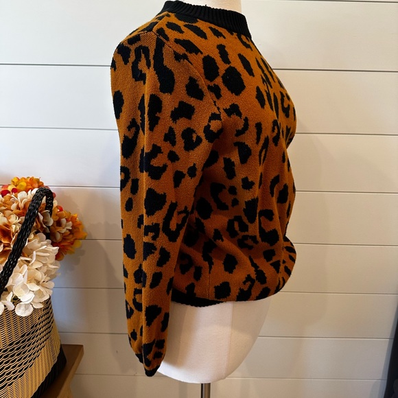 Who What Wear target knit leopard sweater 1X - Picture 8 of 8